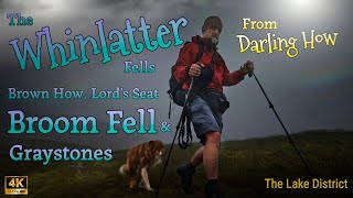 The Whinlatter Fells, Brown How to Graystones from Darling How (The Lake District)