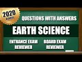 Entrance Exam Reviewer 2020 | Common Questions with Answer in Science - Earth Science | PART 1