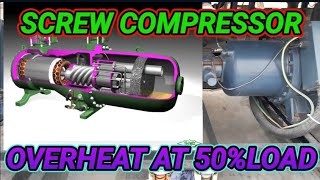 Screw Compressor Overheating at 50% Load – Causes \u0026 Solutions | MK Technical Solutions#How to check