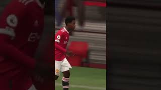 Jonathan David goal. Manchester United vs Leeds. English premier league. FIFA 22 career mode.