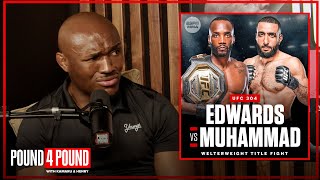 Kamaru Usman Reacts to the Leon Edwards vs. Belal Muhammad Fight || Pound 4 Poun
