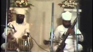 sri satguru uday singh ji performing dilruba at a music concert  (1981)