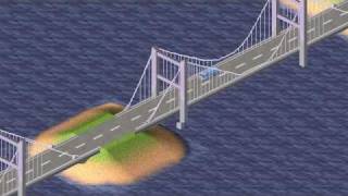 Simutrans Suspension Bridge Pak128 Test