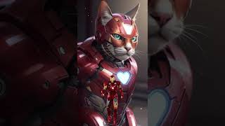 Superheroes but cat 💥 all characters #avengers #shorts #marvel