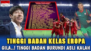 KELAS EROPA ~ INILAH DAFTAR TINGGI BADAN PEMAIM TIMNAS INDONESIA DI FIFA MATCHDAY