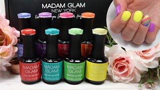 Madam Glam House Of Color Collection | Review and Swatches | Vibrant and Colorful