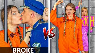 Broke Jail vs Rich Jail! Funny Situations & Life Hacks Ideas by Mariana ZD