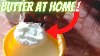 How to make butter at home using aavin milk