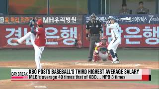 KBO′s average salary up   프로야구 평균 연봉 ′업′