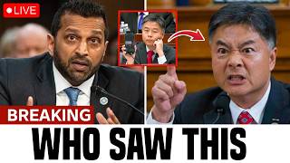 Ted Lieu Pressed Play on Epstein Files | Kash Patel Freezes for 67 Seconds on Client List Question
