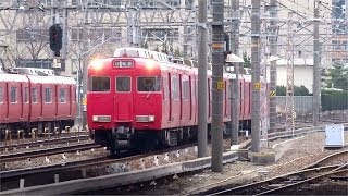 名鉄 6000系電車(6008編成) 吉良吉田発～弥富行 名古屋本線 神宮前－金山