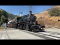 skookum test train on the niles canyon railway