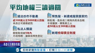 年輕人的一線署光! 平均地權條例修正案今三讀過關  往後炒房最重可開罰5000萬元 中小建商擔憂受嚴重衝擊 柯建銘澄清: 非打擊特別行業│記者 周楷│【LIVE大現場】20230110│三立新聞台