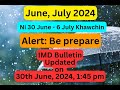 Khawchin IMD Alert || 30 June - 6 July, 2024,
