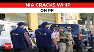 NIA files three chargesheets against PFI, its leaders and members