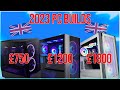 Top 3: BEST UK PC Builds For GAMING in 2023 AND MORE...