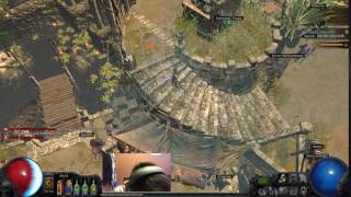 Progressing through merciless. Path of Exile.