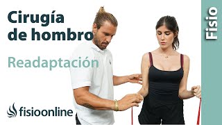 Rehabilitación en CIRUGÍA DE HOMBRO, fase de FORTALECIMIENTO