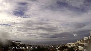 Storm over Athens, Greece