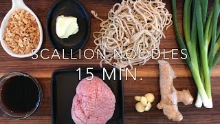 5 Ingredient Meal: Scallion Longevity Noodles