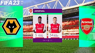 FIFA 23 | Wolves vs Arsenal - Premier League English Match - PS5 Gameplay