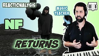 NF - Returns Reactionalysis (reaction) - Music Teacher Analyses The Search album