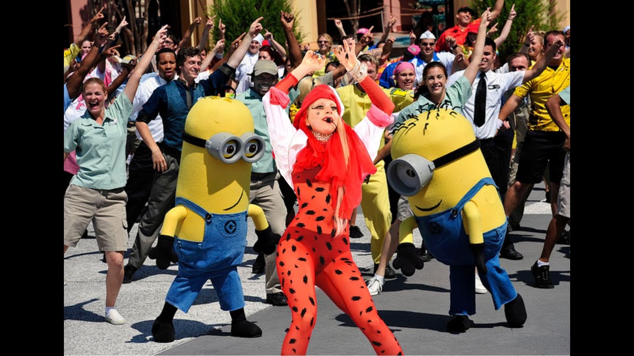 Minions Dancing Like Lady Gaga Mi Villano Favorito Despicable Me