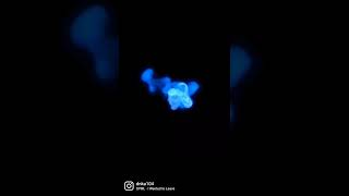 Blue smoke. Energy animation.