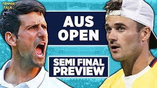 Novak Djokovic vs Tommy Paul | Australian Open 2023 Semi Final | Tennis Talk Preview