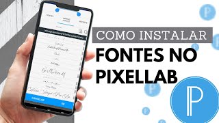 COMO BAIXAR FONTES NO PIXELLAB•PASSO A PASSO