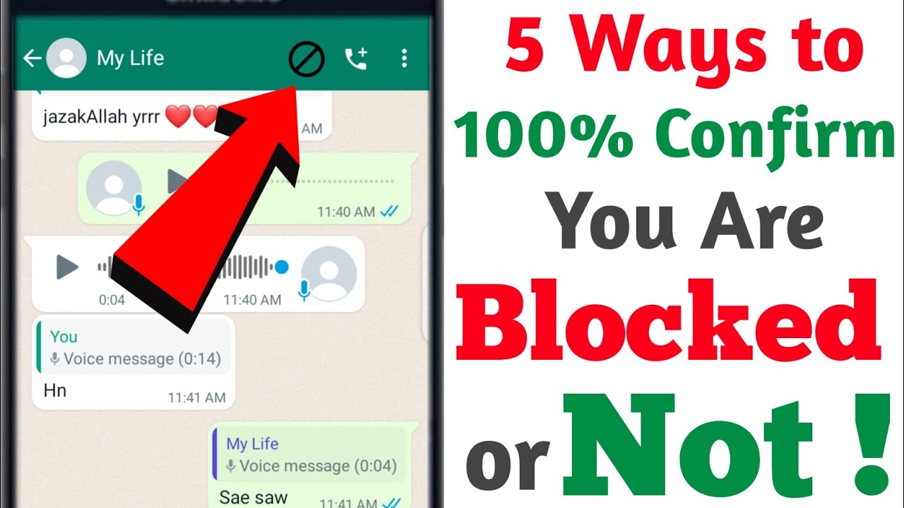 How To Know If Someone Blocked You On Whatsapp - YouTube