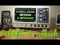 How to measure cable impedance and cable length - Tutorial