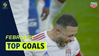 Top goals Ligue 1 Uber Eats - February (season 2020/2021)