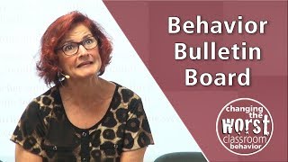 Cause and Effect Bulletin Board to IMPROVE BEHAVIOR