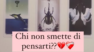 Ha un pensiero fisso su di te..chi e’? E perché ti pensa?☁️♥️💔❤️‍🩹#tarocchi #tarocchiamore