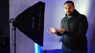 كيفية تركيب سوفت بوكس جينيرال لتصوير فيديوهات اليوتيوب | Softbox General