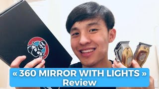 Selfcut Mirror Review « 360 MIRROR WITH LIGHTS » (FULL Unboxing \u0026 Review)