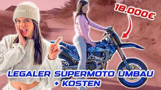 Diese Kosten wirst du haben! 😳🤑 (LEGALER SUPERMOTO UMBAU)