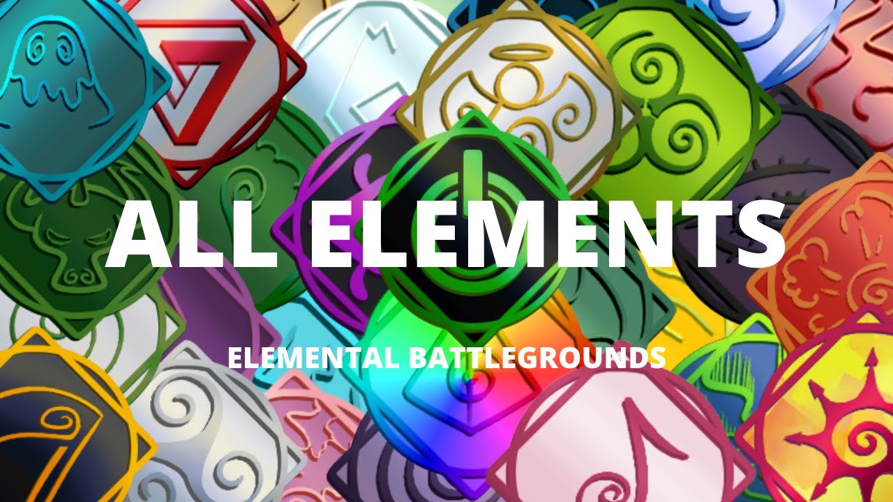 Showcasing All Elements | Elemental Battlegrounds - Roblox - YouTube