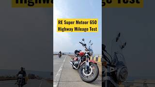 Royal Enfield Super Meteor 650 Mileage Revealed | BikeWale #shorts #supermeteor650