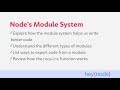 How the Node Module System Works