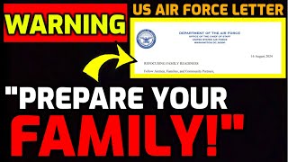 EMERGENCY ALERT!! ⚠️ Letters SENT - Air Force Families WARNED to PREPARE  FOR \