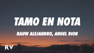 Rauw Alejandro x Angel Dior - TAMO EN NOTA (Letra/Lyrics)
