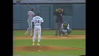 Angels vs Athletics (4-21-1992)