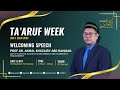 TA'ARUF WEEK SEMESTER 1 2024/2025 (WELCOMING SPEECH)