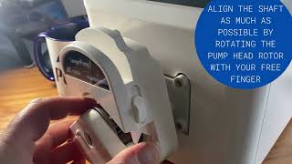 Installing and Connecting a Peristaltic Pump Head to Longer Drive L100 L300 L600