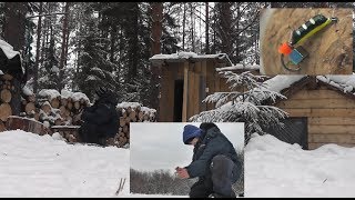 Моя СЕКРЕТНАЯ МОРМЫШКА! Обед в ЗЕМЛЯНКЕ.  Рыбалка безмотылкой на омуте