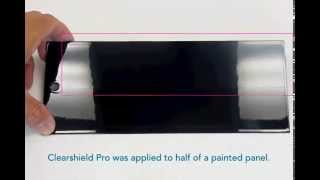 Clearshield Pro protects your paint from debris! GravelometerTest