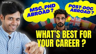 Master's, PhD, or Postdoc Abroad? What’s Best for Your Career? #phd #studyabroad