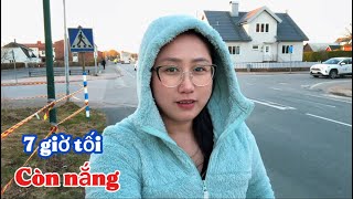 255/ Sau giờ làm Như đón con mua thịt Bò nấu bún bò Huế